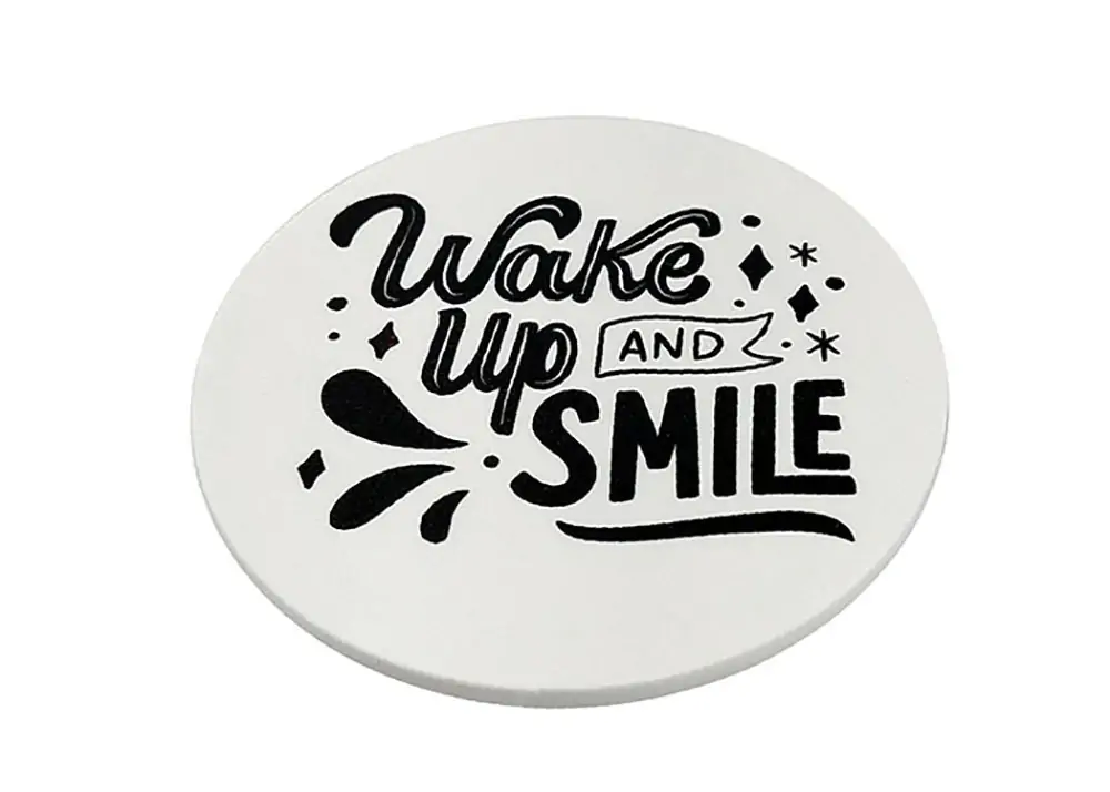 Coasters Motivation Circle_WakeUpAndSmile