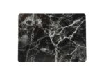 Placemat Black Marble Print texture