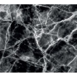 Placemat with Black Marble theme in durable plastic 30x42cm