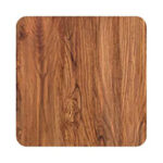Σουβέρ με όψη Ξύλου Τετράγωνο 9.5cm (Σετ 4 τεμαχίων) από ανθεκτικό πλαστικό υλικό