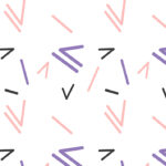 Wrapping Paper "Memphis K" 90cm. x 200cm.