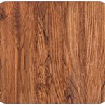Coaster with Square Wood theme 9.5cm (Set of 4 pieces) made of durable plastic material