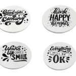 Coasters Motivation set of 4