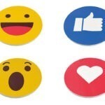 Emoji Souver Circle Set of 4