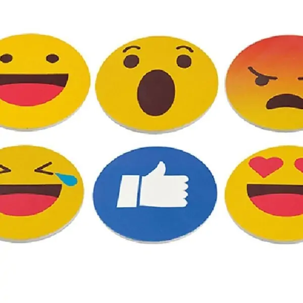 Emoji Souver Circle Set of 6