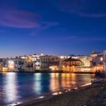 Καμβας με ξύλινο τελάρο ''Mykonos''
