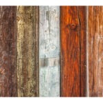 Placemat with Wood Planks theme in durable plastic 30x42cm