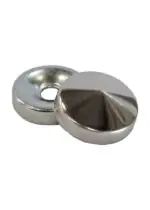 Διακοσμητικά Καπάκια Nickel Φ18mm
