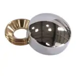 Διακοσμητικό Καπάκι Chrome Φ18mm Βιδωτά