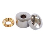 Διακοσμητικό Καπάκι Chrome Φ18mm Βιδωτά με αποστάτη